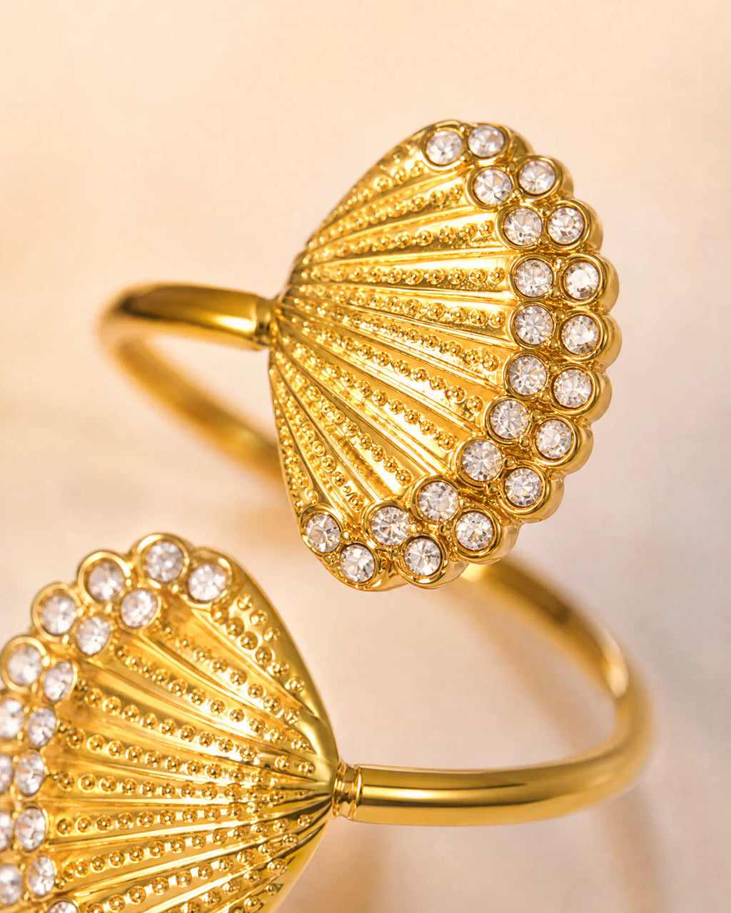 Double Scallop Bypass Ring