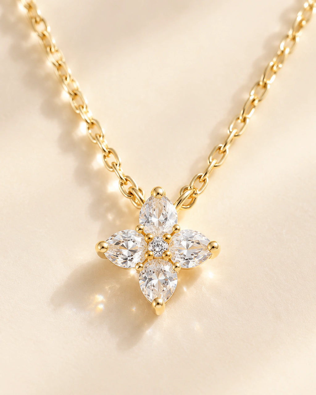 Four Petal Bloom Necklace