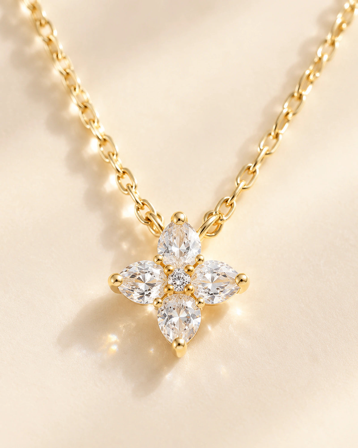 Four Petal Bloom Necklace