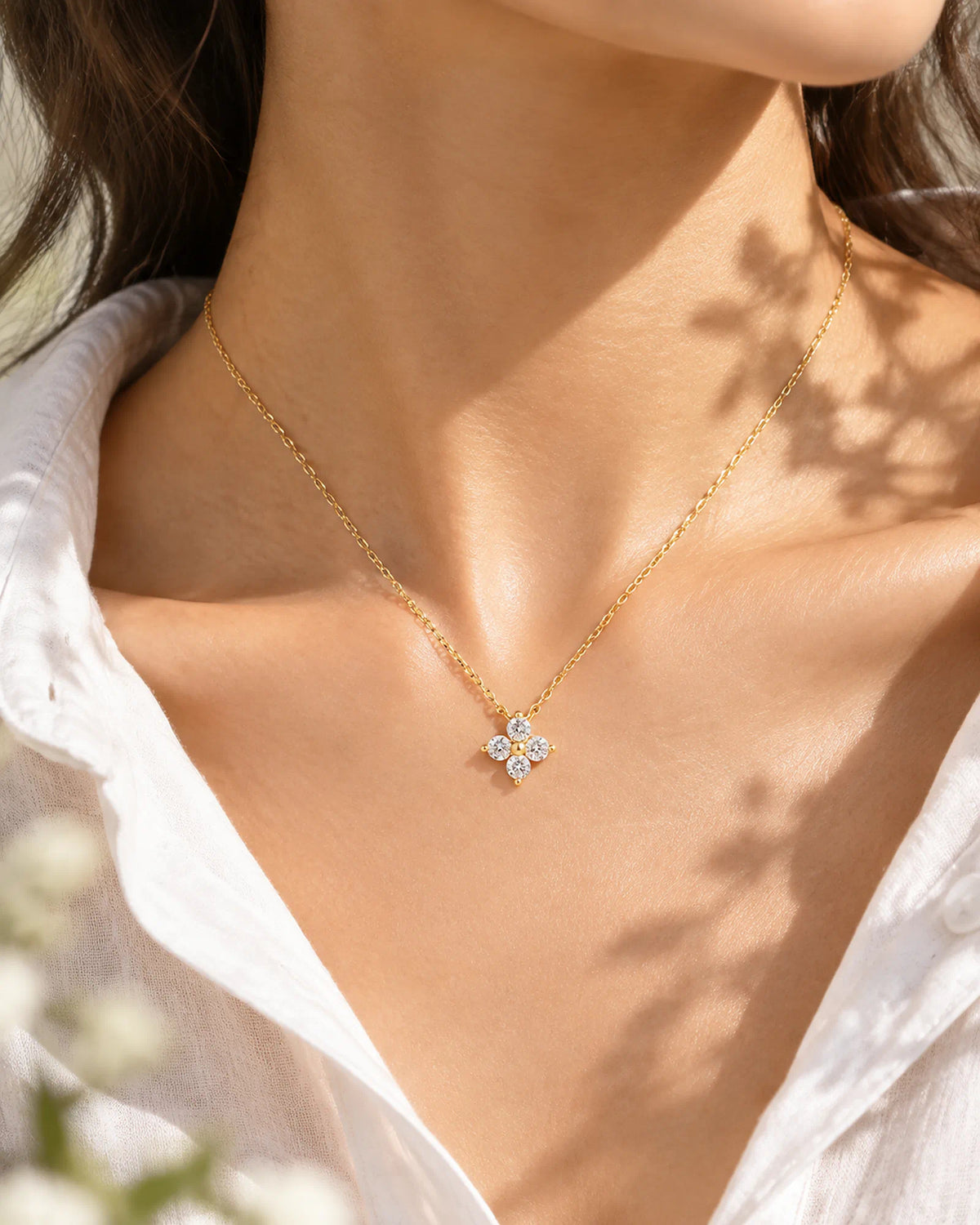 Four Petal Bloom Necklace
