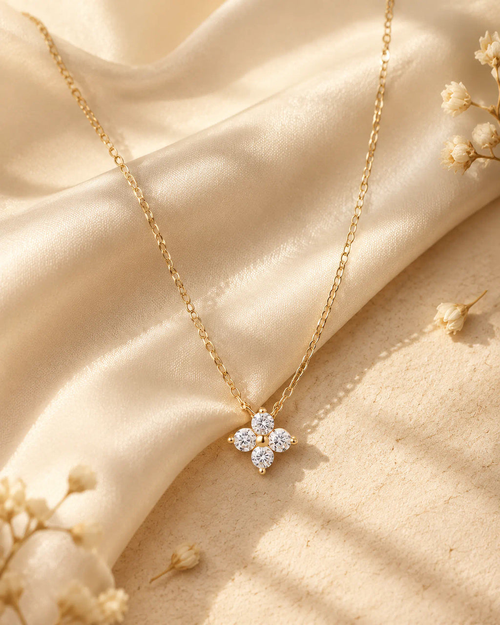Four Petal Bloom Necklace