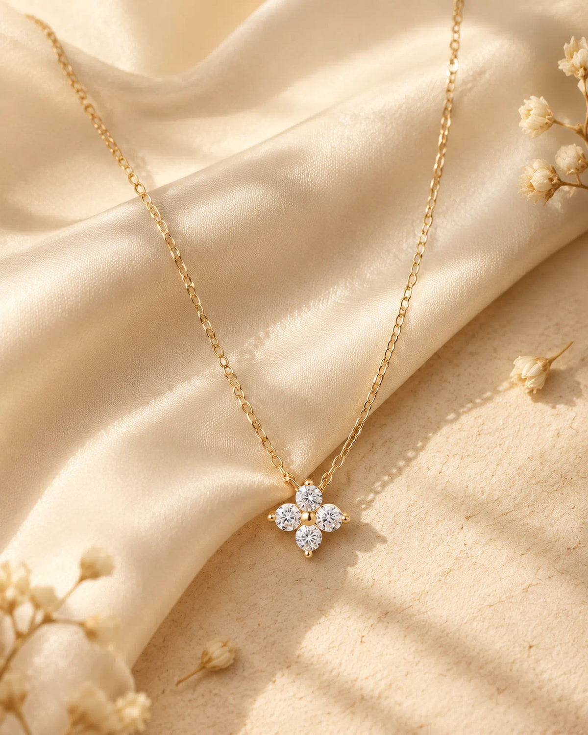 Four Petal Bloom Necklace