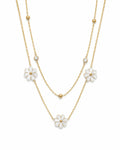 Shell Daisy Necklace