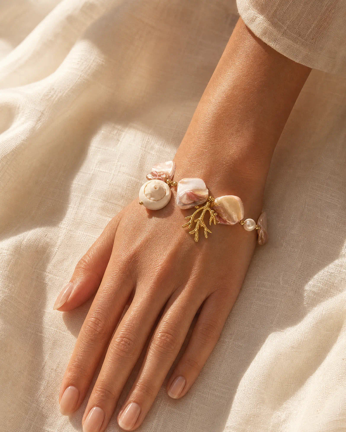 Tidal Pink Form Bracelet