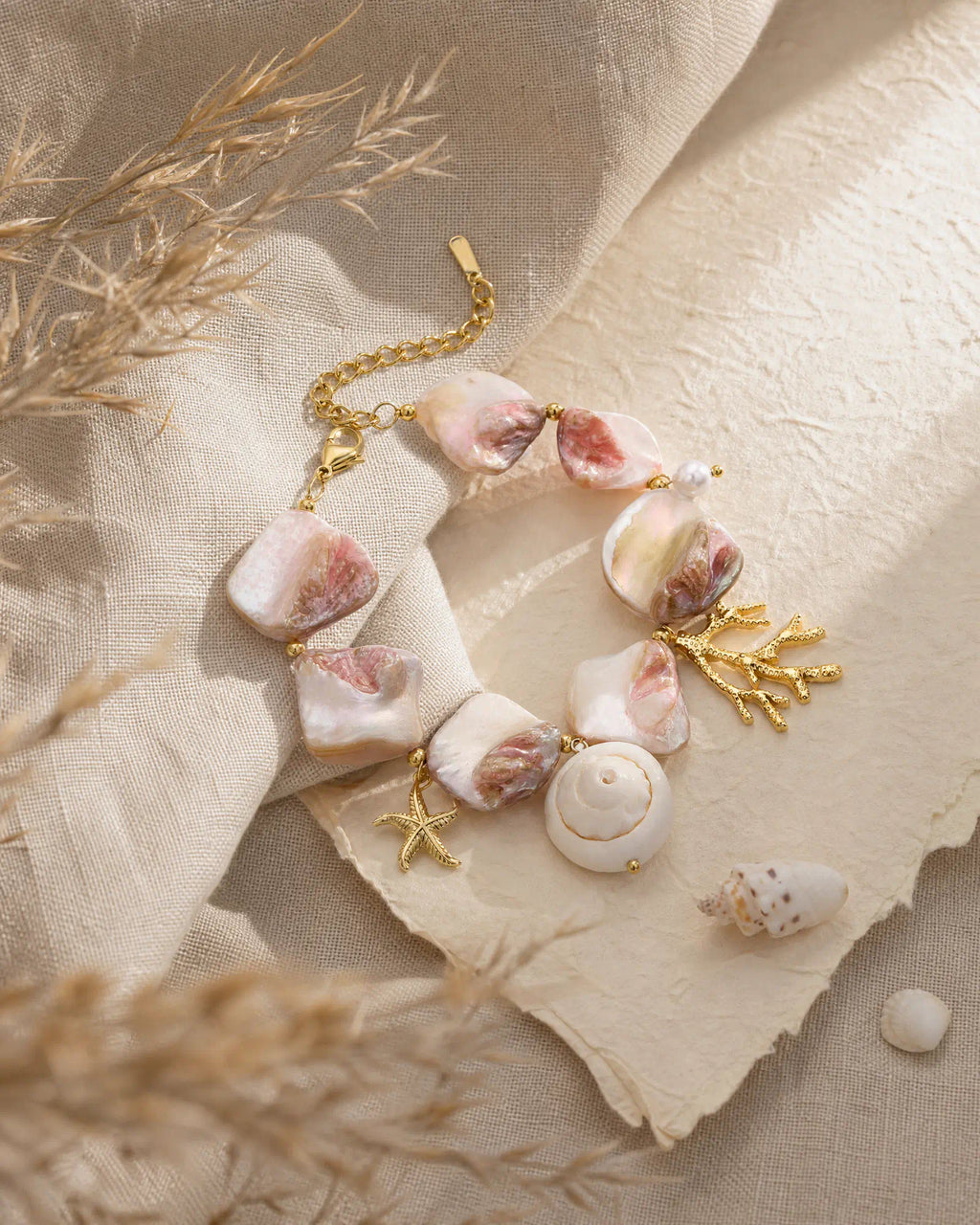 Tidal Pink Form Bracelet