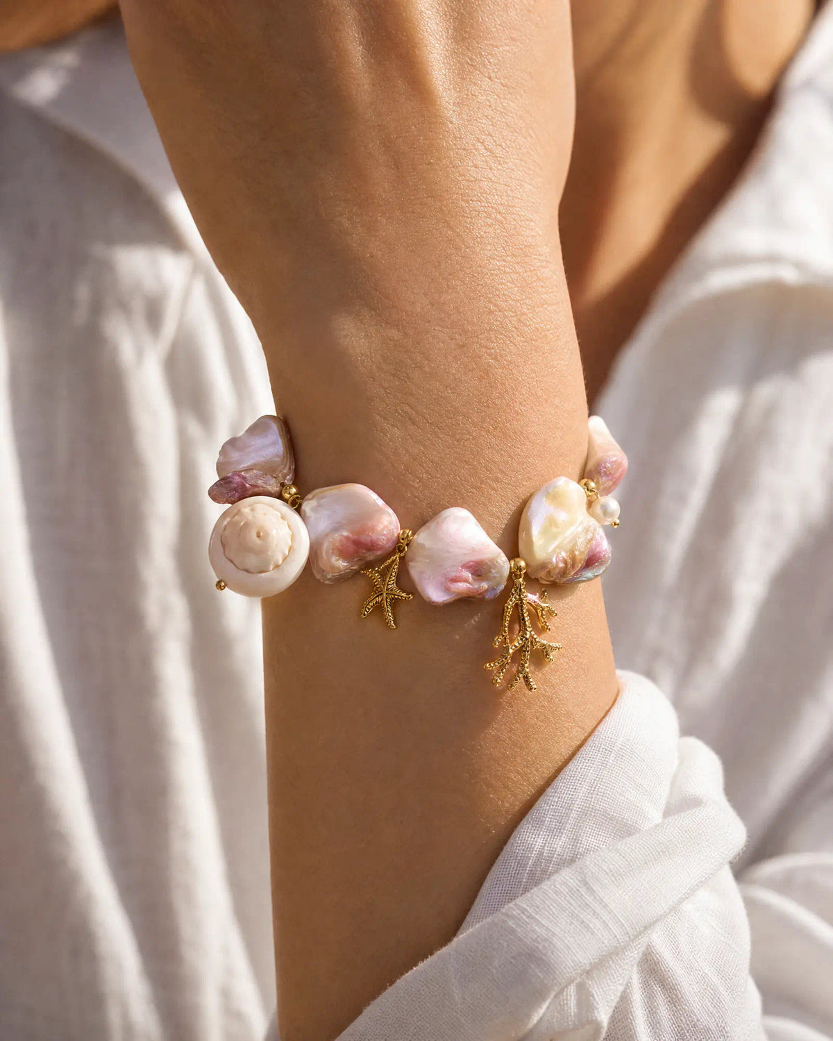 Tidal Pink Form Bracelet