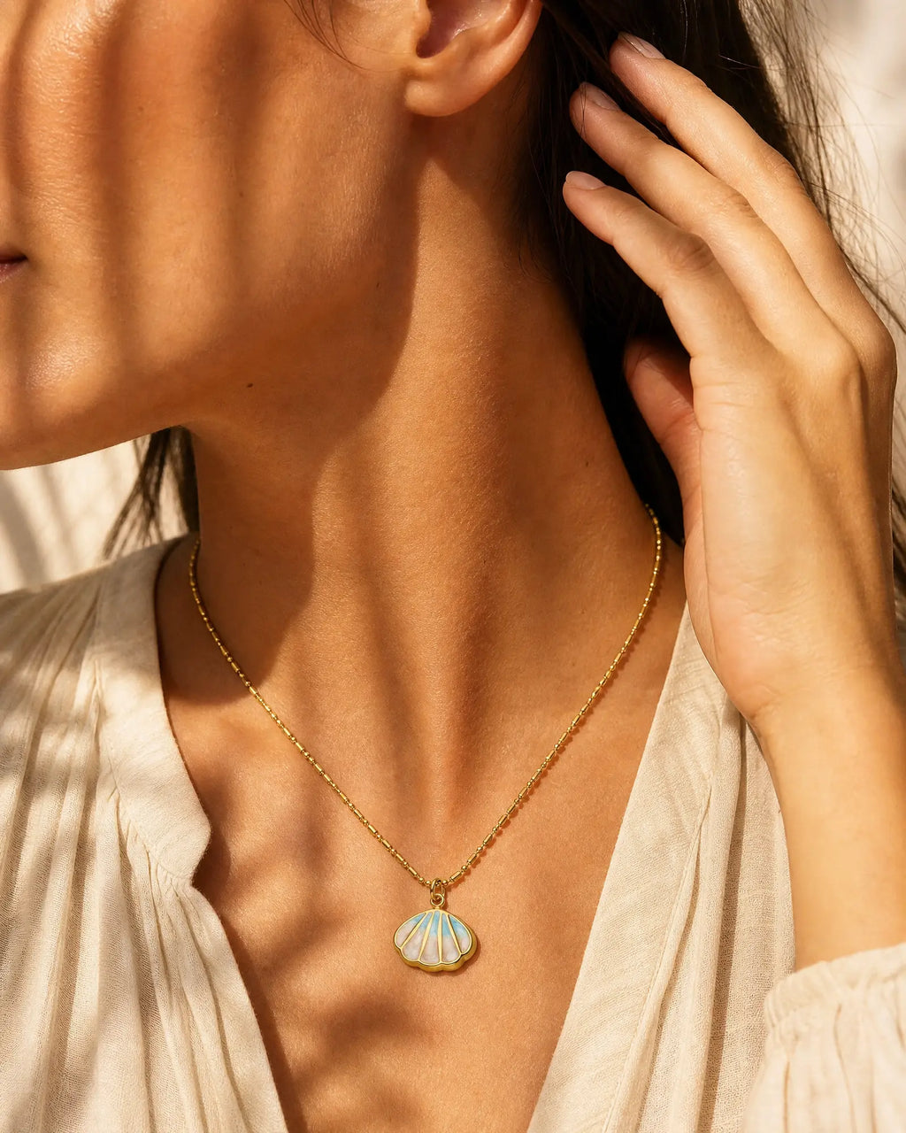 Dawn Horizon Shell Necklace