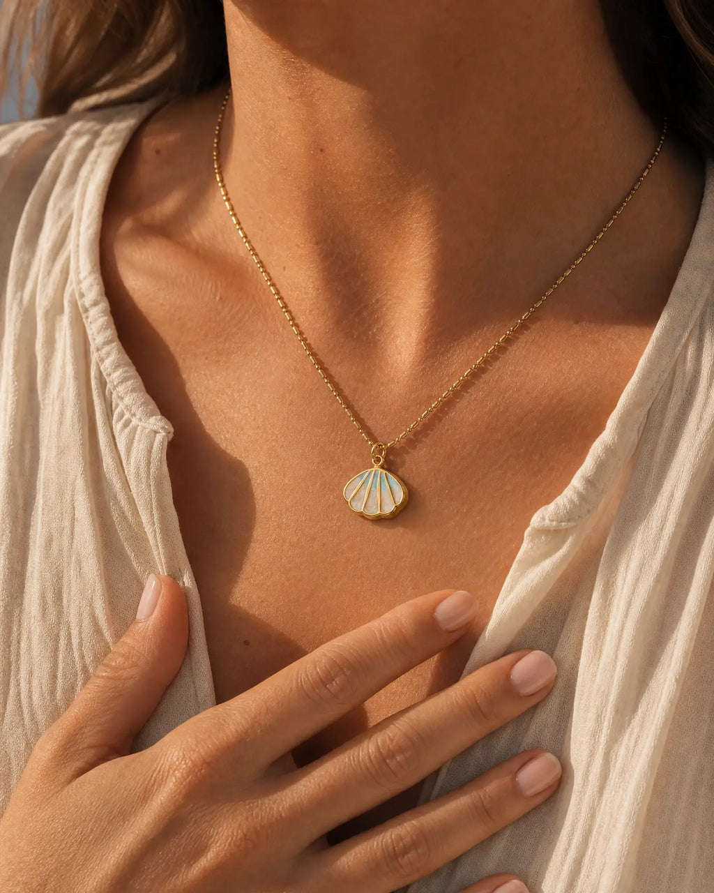 Dawn Horizon Shell Necklace
