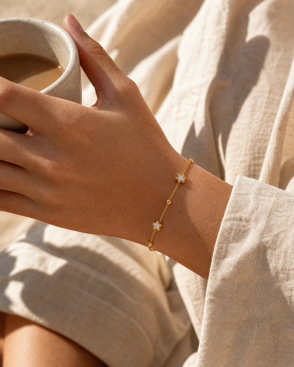 Star Station Delicate Chain Bracelet