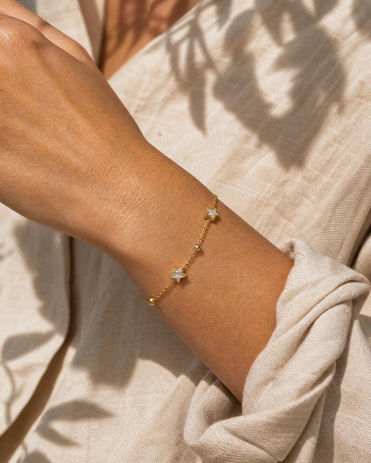 Star Station Delicate Chain Bracelet