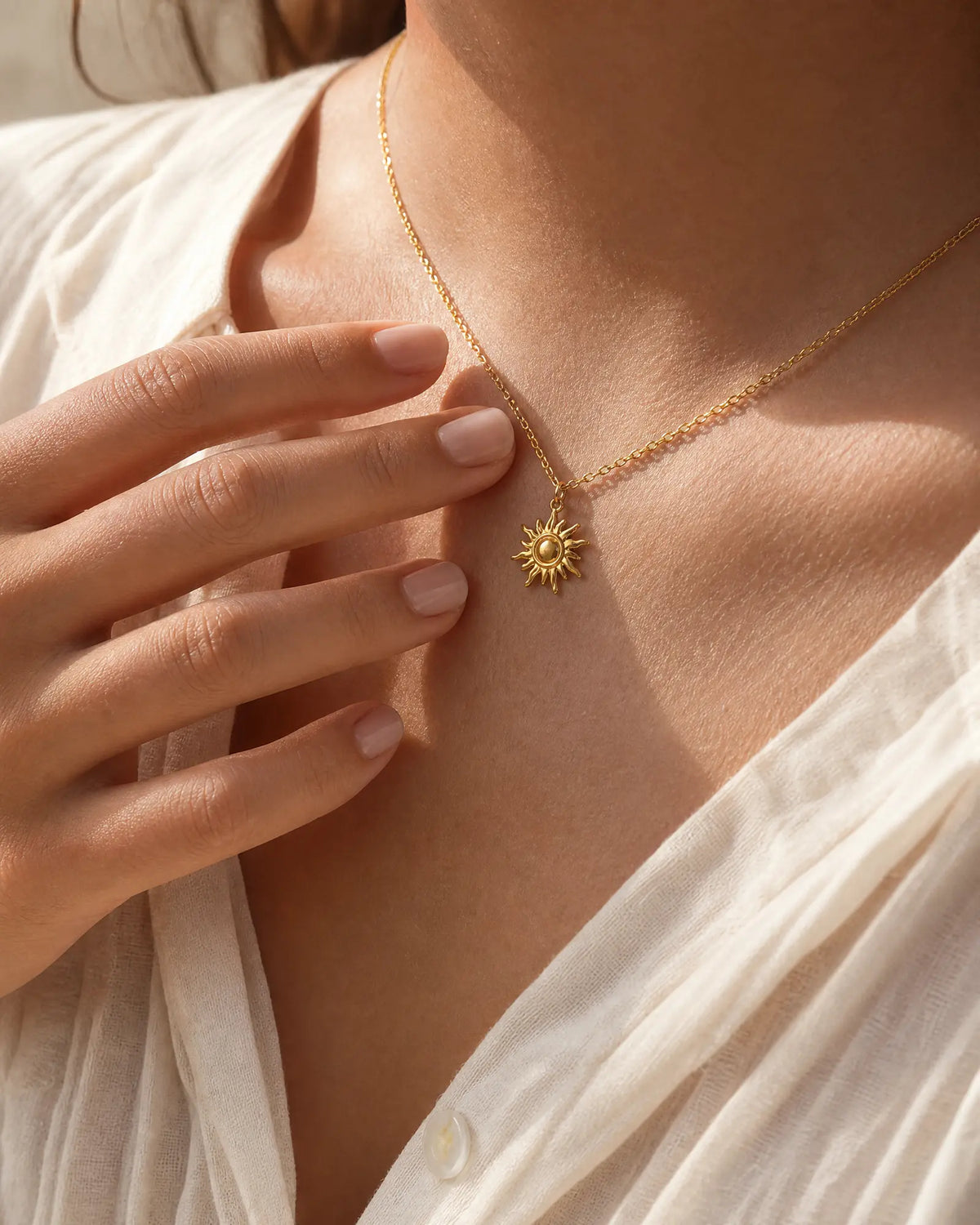 Simple Small Sun Pendant
