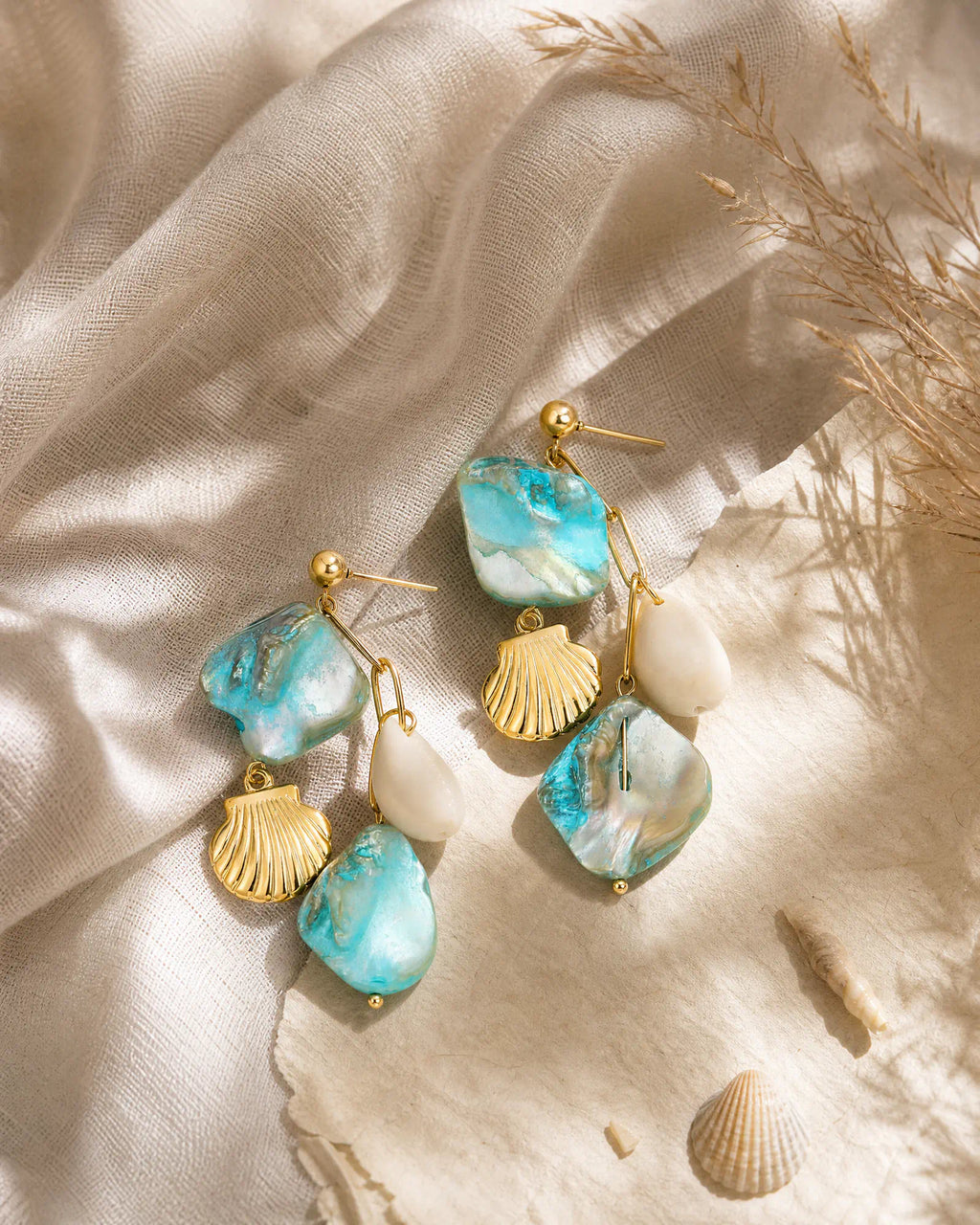 Ocean Tide Drop Earrings