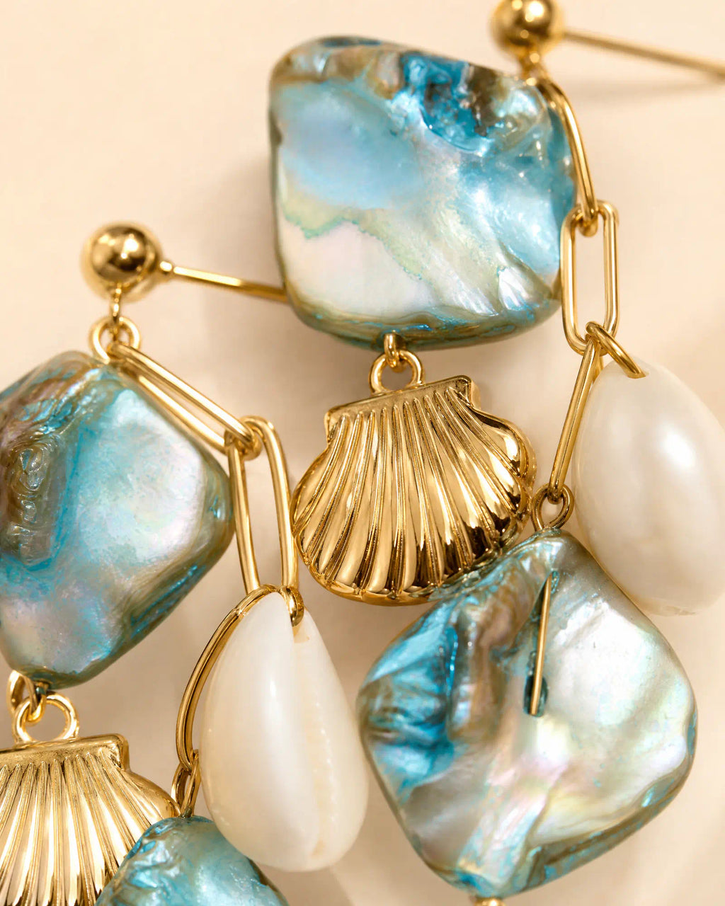 Ocean Tide Drop Earrings