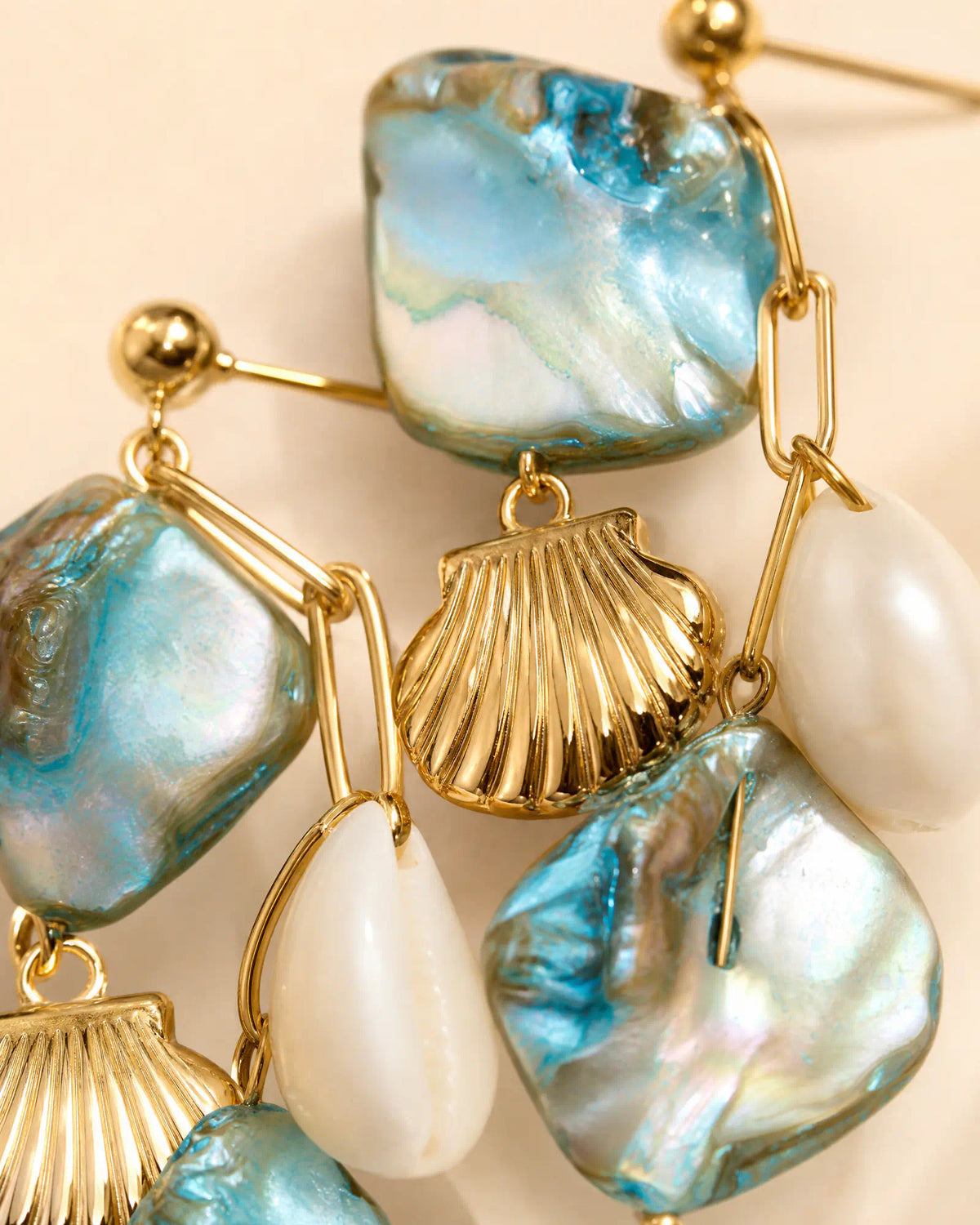 Ocean Tide Drop Earrings
