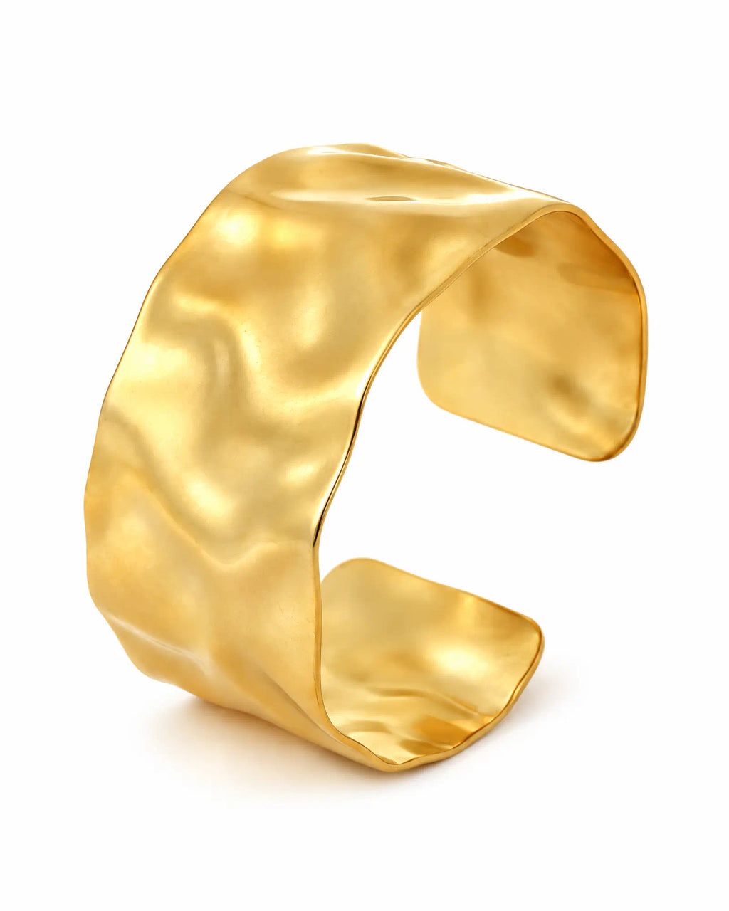 Shoreline Wave Open Cuff on clean studio background