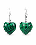 Verdant Heart Wire Drops on studio white background