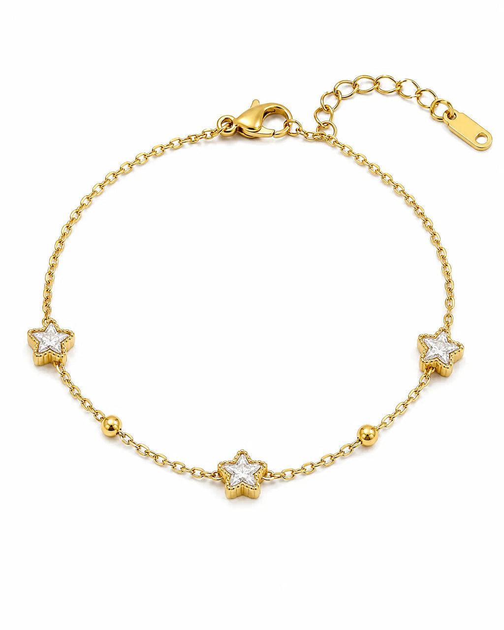 Wearlumi Star Station Delicate Chain Bracelet - Celestial Star Station Bracelet
