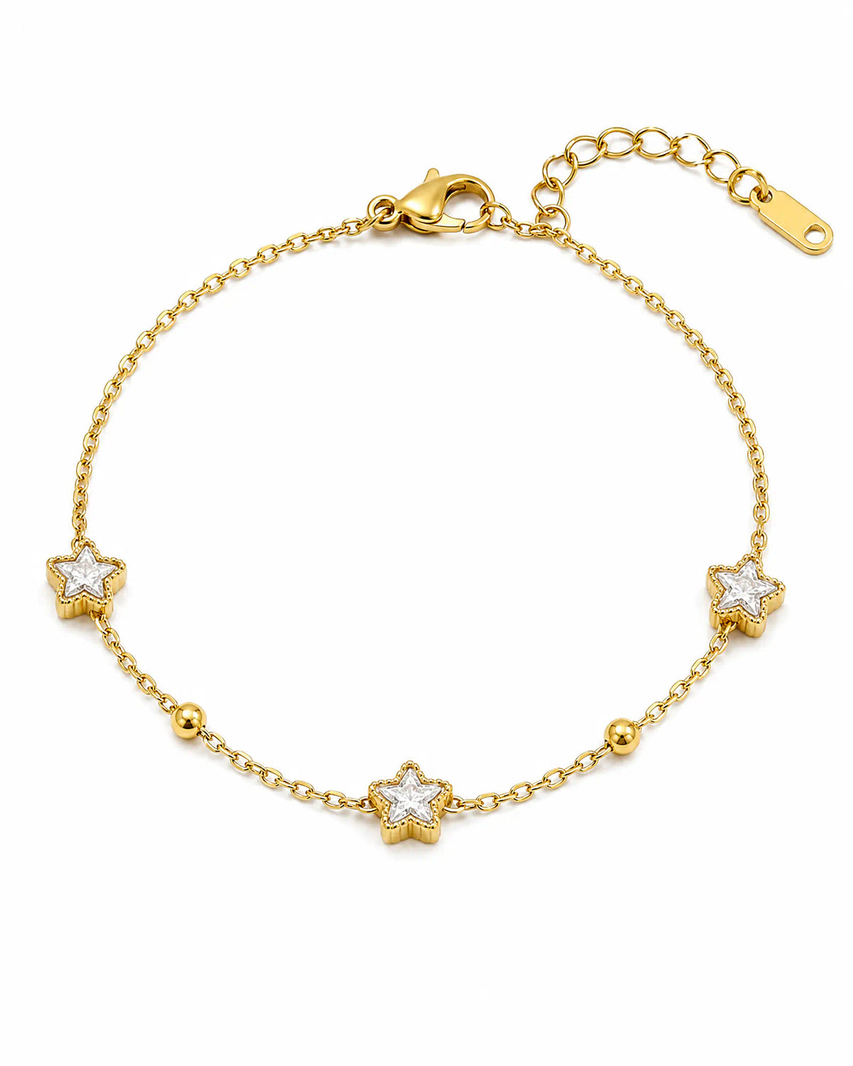 Wearlumi Star Station Delicate Chain Bracelet - Celestial Star Station Bracelet