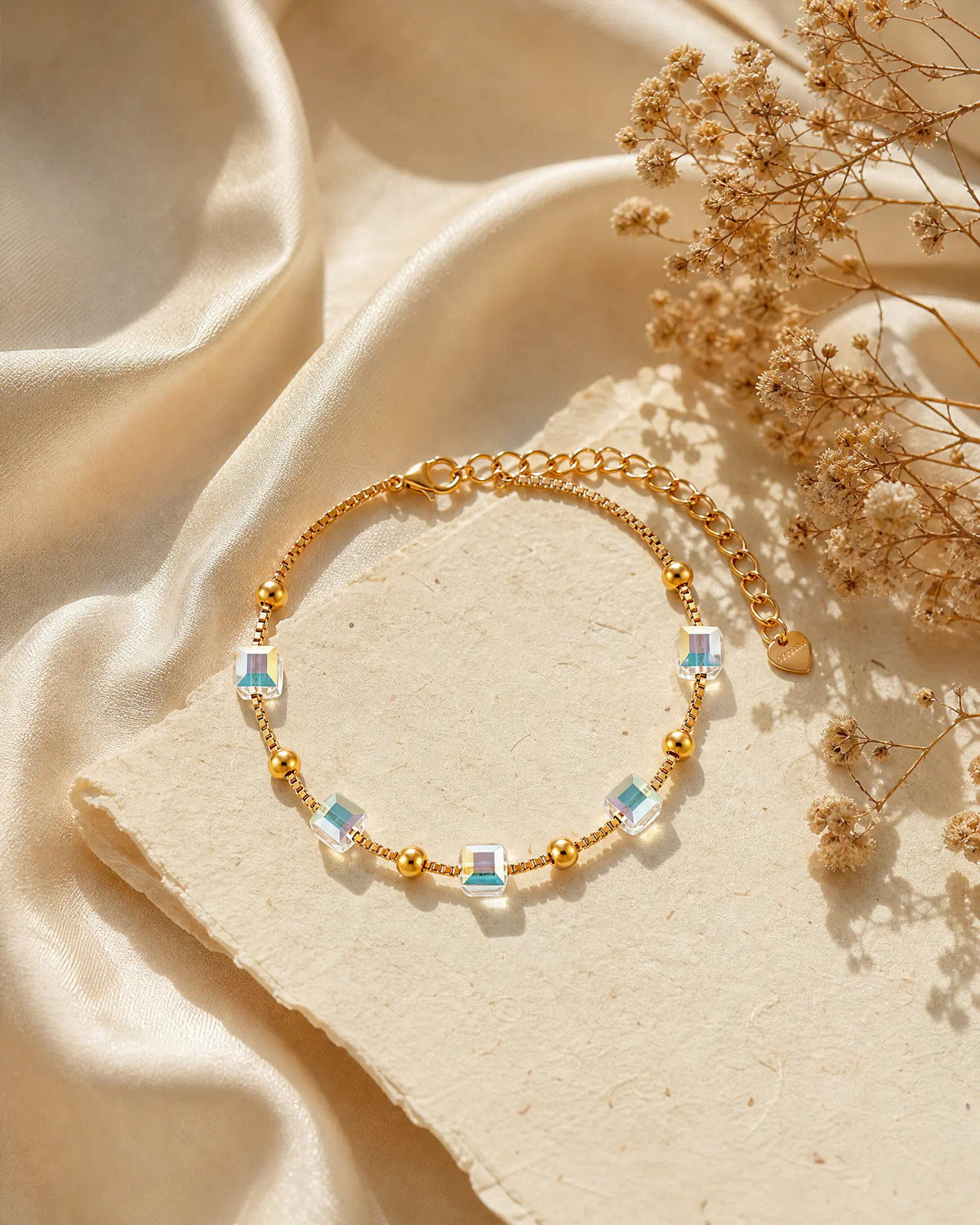 Sunlit Prism Station Link Bracelet