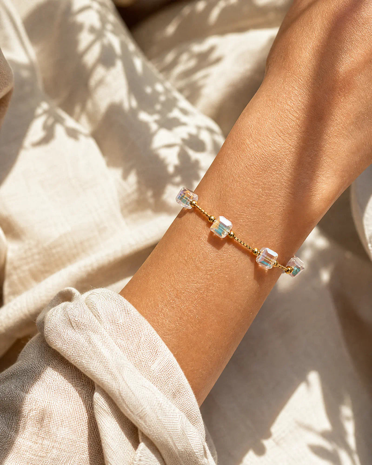 Sunlit Prism Station Link Bracelet